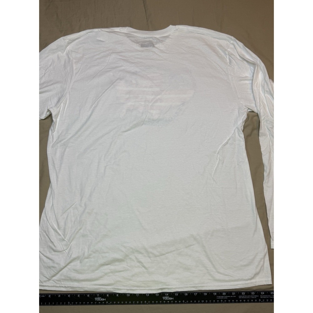 NWOT! LA Rams NFL Team Apparel, Men's Long Sleeve Size 2XL White, American Flag - Picture 11 of 13